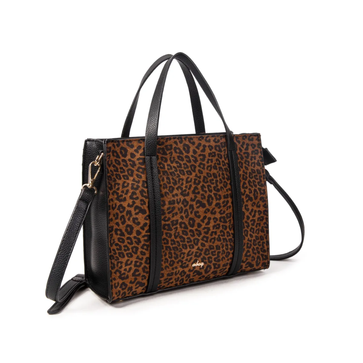 Bolso MiniShopper Animal Print Leopardo – Marrón y Negro