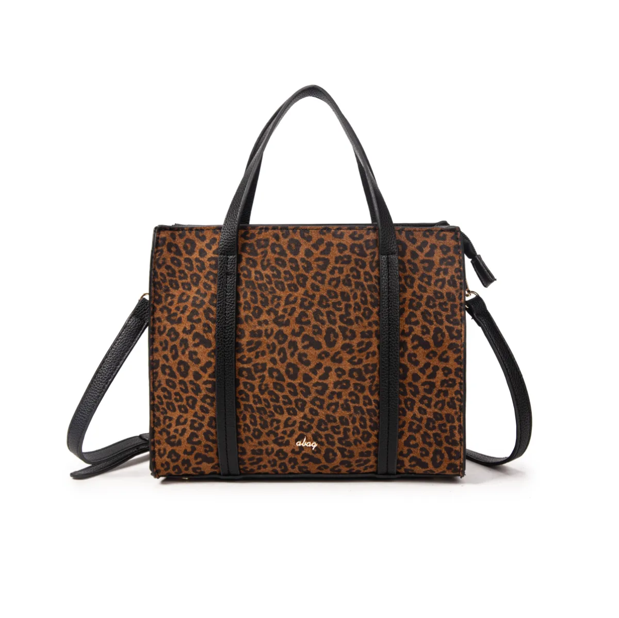 Bolso MiniShopper Animal Print Leopardo – Marrón y Negro
