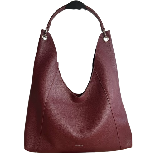 Bolso Hobo Burdeos con Neceser | Elegante, Amplio y Cómodo.