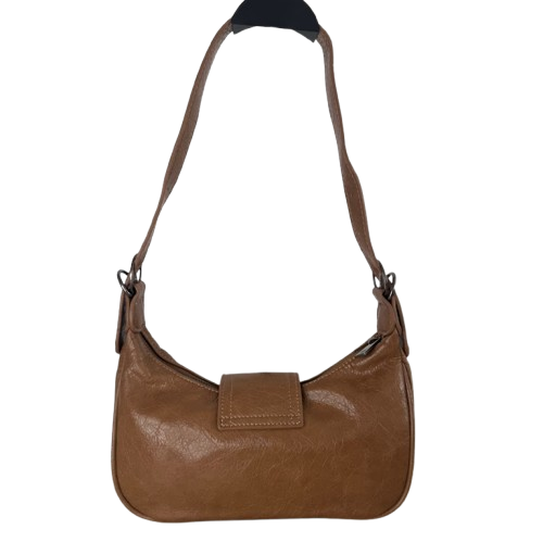 Bolso bandolera camel con hebilla – Estilo vintage y asa regulable