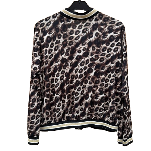 Chaqueta Bomber Leopardo Mujer – Estilo Animal Print con Cremallera