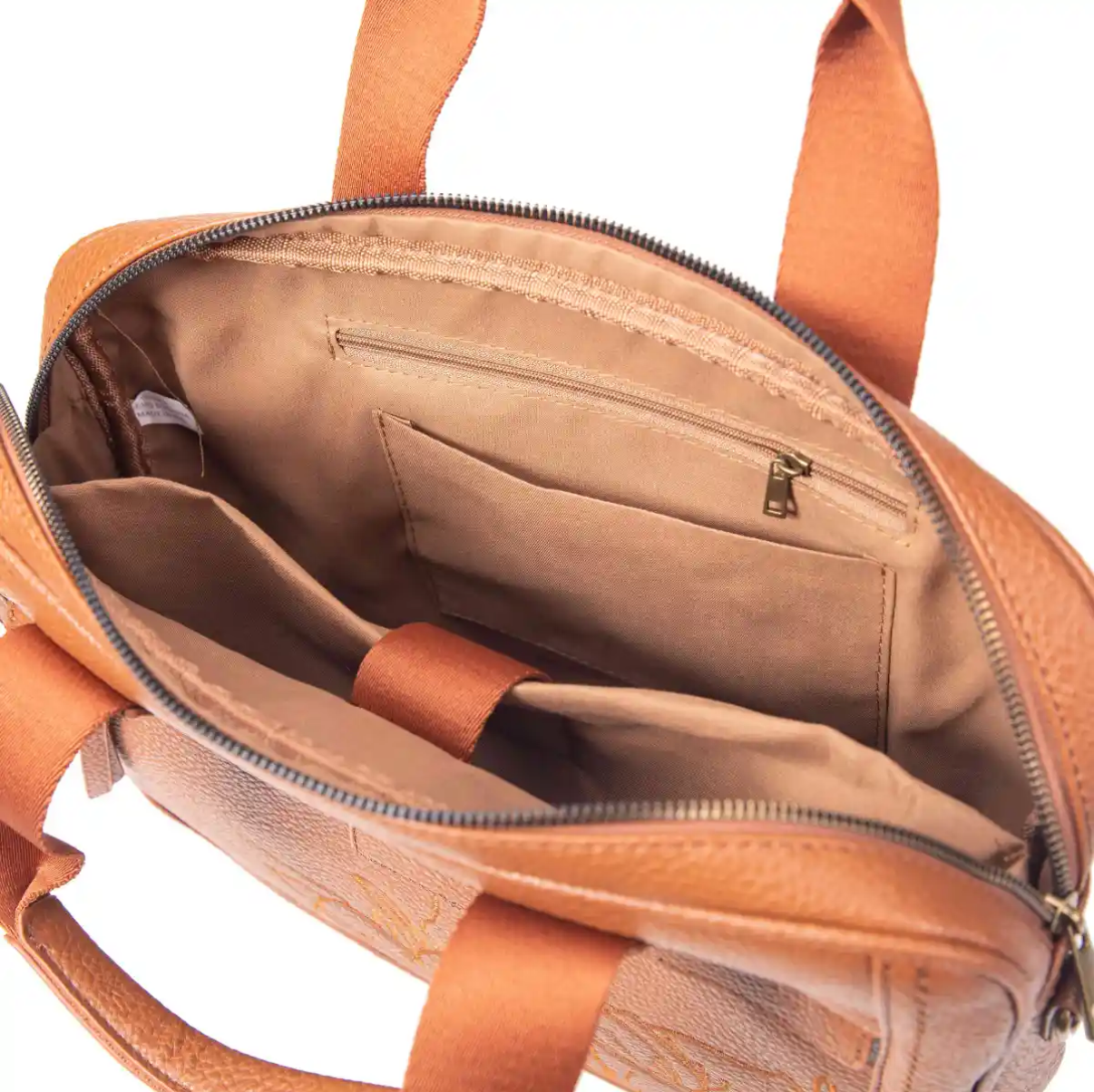 Maletín para portátil de 14” con bordado floral – Elegancia y funcionalidad en un solo diseño.