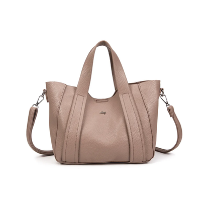 Bolso Shopper de Piel Sintética con Asa Larga extreible.