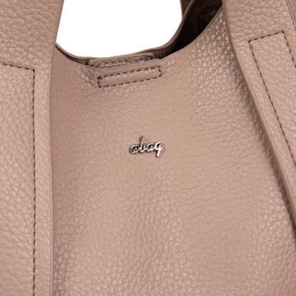Bolso Shopper de Piel Sintética con Asa Larga extreible.