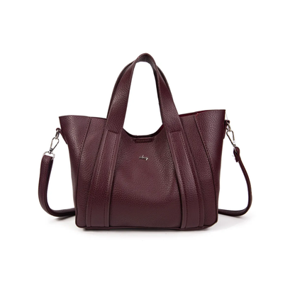 Bolso Shopper de Piel Sintética con Asa Larga extreible.