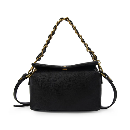 Bolso de Mano con Asa de Cadena y Correa Ajustable.