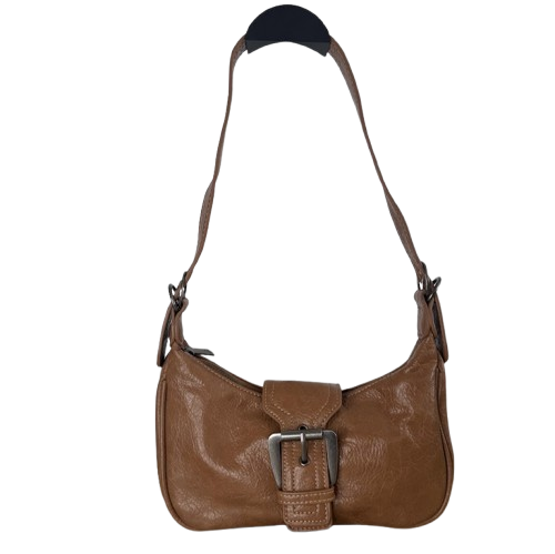 Bolso bandolera camel con hebilla – Estilo vintage y asa regulable