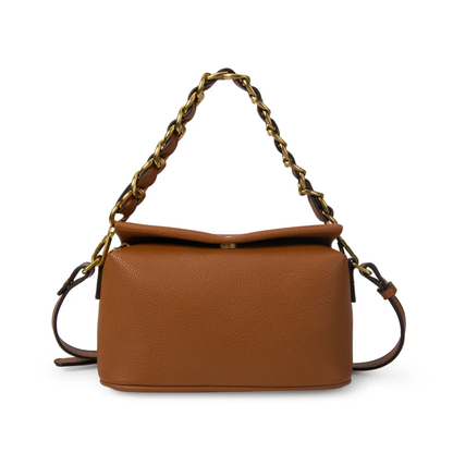 Bolso de Mano con Asa de Cadena y Correa Ajustable.