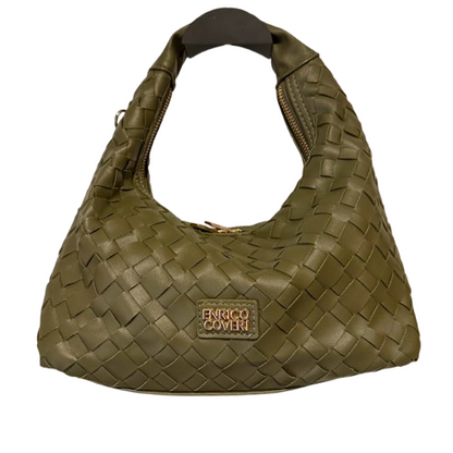 Bolso Hombro con asa Bandolera extraíble Trenzado Enrico Coveri.
