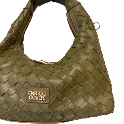 Bolso Hombro con asa Bandolera extraíble Trenzado Enrico Coveri.