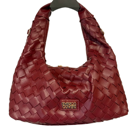 Bolso Hombro con asa Bandolera extraíble Trenzado Enrico Coveri.
