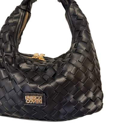 Bolso Hombro con asa Bandolera extraíble Trenzado Enrico Coveri.