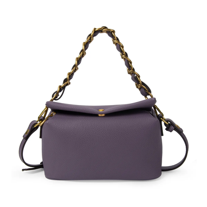 Bolso de Mano con Asa de Cadena y Correa Ajustable.