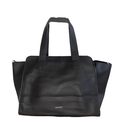 Bolso tote negro elegante con neceser a juego · Amplio y versátil