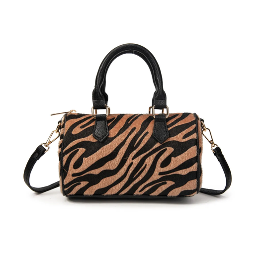 Bolso Bowling Animal Print Zebra – on asa de mano y bandolera