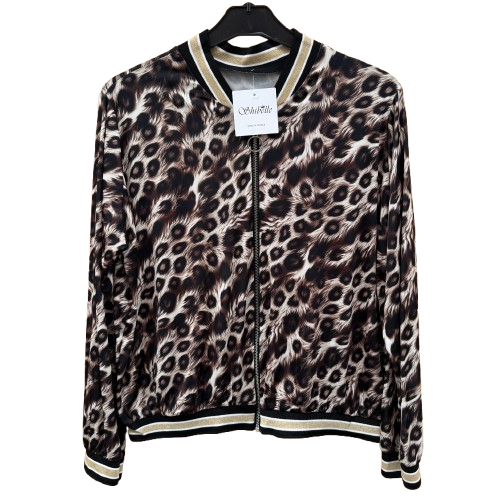 Chaqueta Bomber Leopardo Mujer – Estilo Animal Print con Cremallera