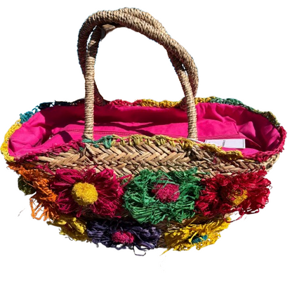 Capazo de Mimbre Natural Grande – Bolso Shopper de Verano Ligero y Elegante