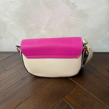 Bolso Bandolera multicolor fuertes.