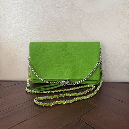 Bolso de hombro y bandolera con solapa