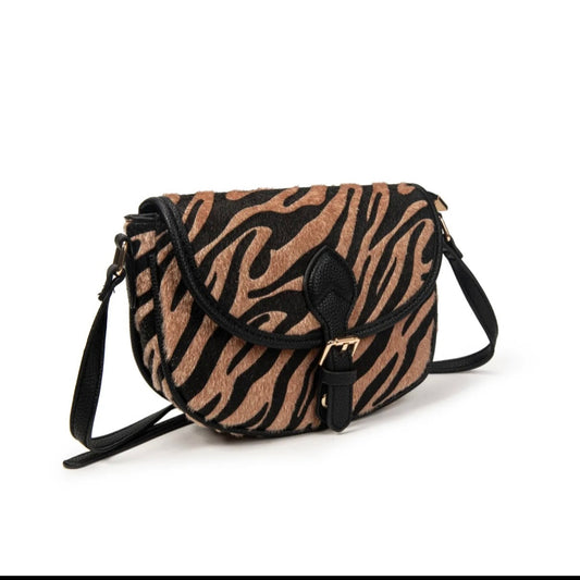 Bolso Bandolera Animal Print – Disponible en Beige, Marrón Chocolate y Gris