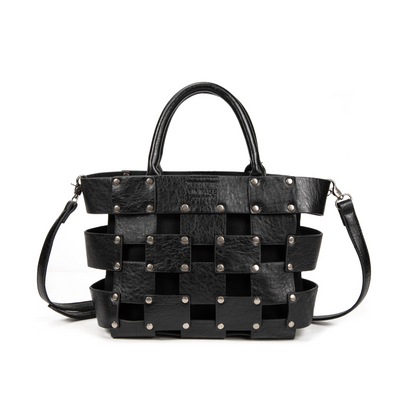 Bolso de piel 2 en 1 con bandolera interior